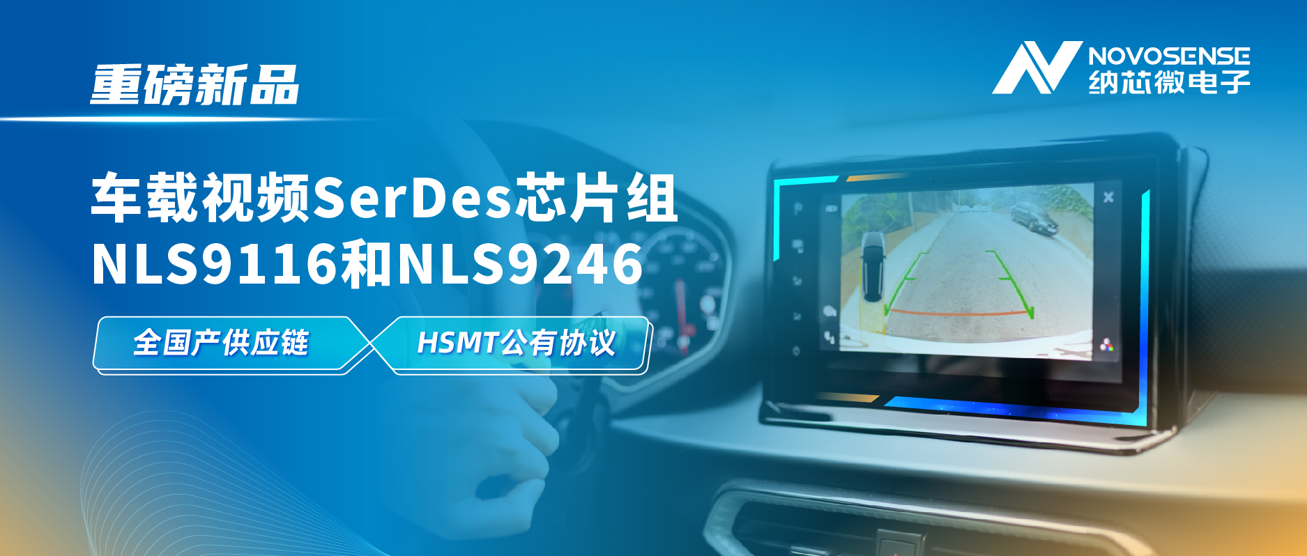 全国产供应链、完成HSMT芯片互联互通测试，bifa88必发平台推出车载视频SerDes芯片组NLS9116和NLS9246